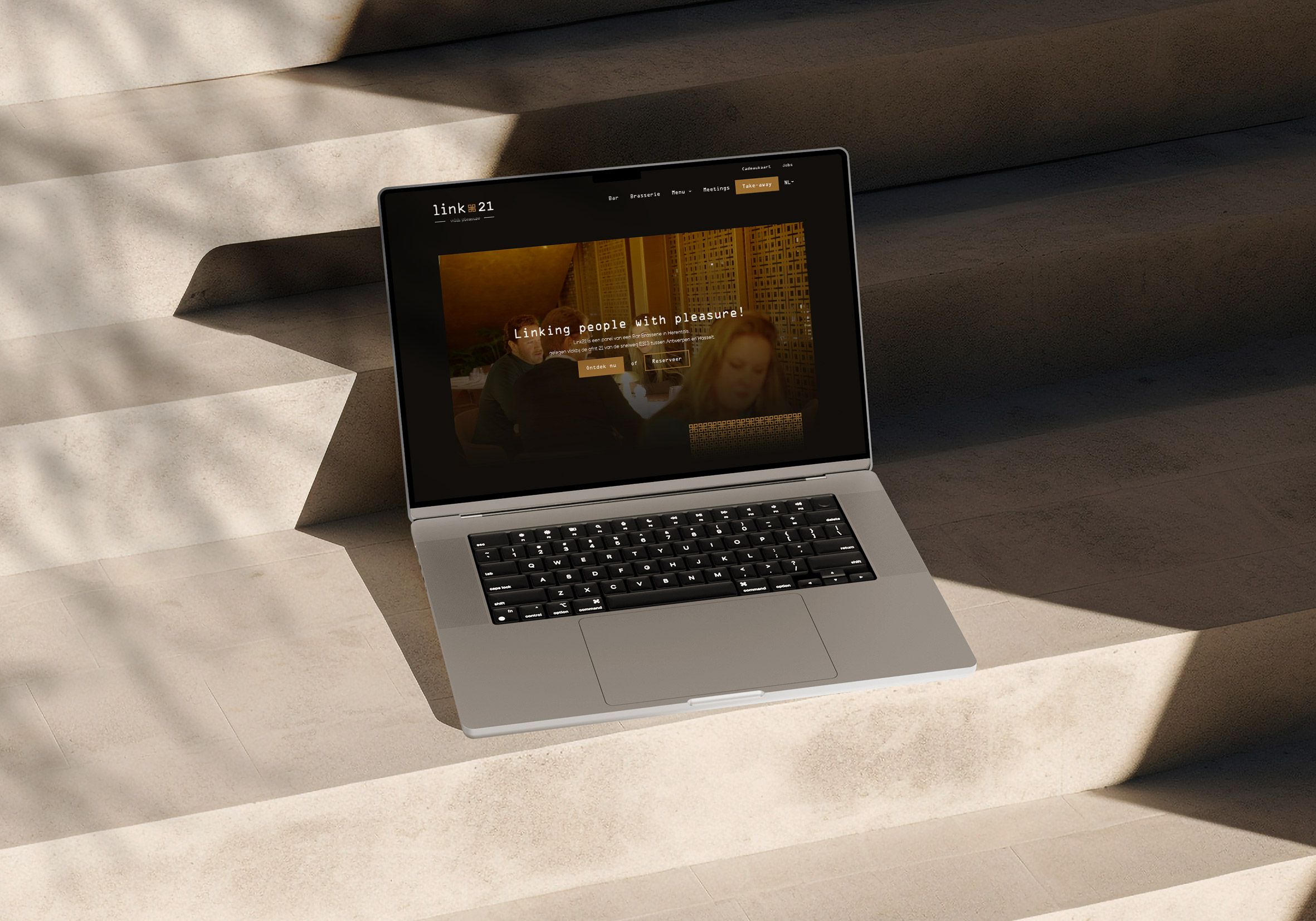 Een website die perfect matcht met de ervaring van link21